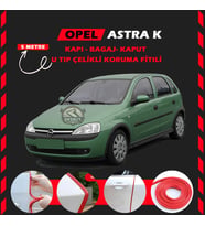 Opel Corsa C Oto Araç Kapı Koruma Fitili 5metre Parlak Kırmızı Renk