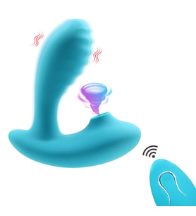 ETSMagaza Klitoral emme vibratör vajina titreşimli yapay penis uzaktan kumanda 10 Mod
