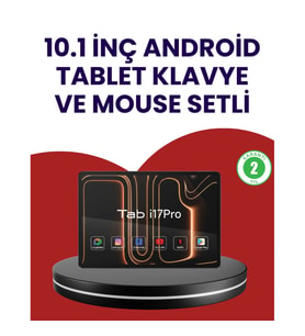 10.1 İnç 5G Android Tablet Seti 16GB RAM 1TB Hafıza – Klavye Mouse ve Kalemli