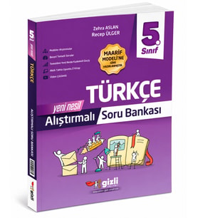 5. Sınıf Türkçe Alıştırmalı Soru Bankası Gizli Yayınları