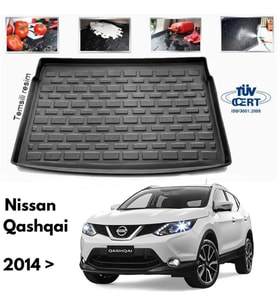 Nissan Qashqai Bagaj Havuzu Paspası 2014 Sonrası