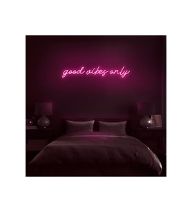 good vibes only Yazılı Neon Tabela