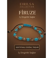 Sertifikalı Doğal Firuze Bileklik – İç Dinginlik Huzur ve Negatif Enerjiye Karşı Koruma (Çok Renkli)
