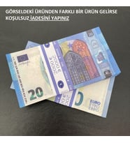 100 ADET 20 EURO GEÇERSİZ EĞLENCE OYUN ŞAKA  DÜĞÜN PARASI