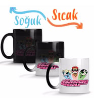 Powerpuff Girls Sihirli Kupa Bardak Porselen