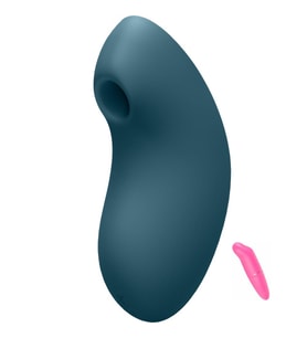 Vulva Lover 2 blue Titreşimli Ve Emiş Yapabilen 2 Motorlu Air Pulse Vibratör+Vibratör