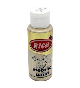 Rich Metalik Akrilik Boya 60 cc. 734 KREM 