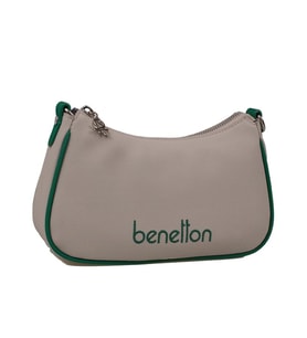 Benetton Krem Kadın Nano Çapraz Çanta BNT 1600