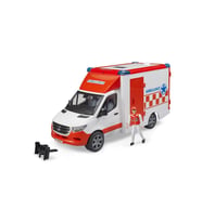 Bruder Mercedes Benz Sprinter Sirenli Ambulans ve Ekibi BR02676