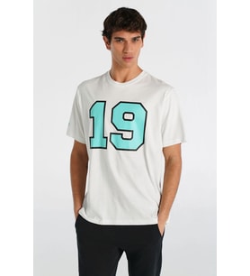 Hummel  Ifans Oversize  Erkek Tişört (Beyaz)