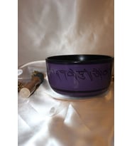 Rahan Tibet Çanağı Çanı Kasesi Meditasyon Çanı Yoga Çanı Tibet Çanağı Singing Bowl Mor