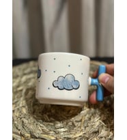 Bulut/Cloud Desen Kupa/Mug 2'li