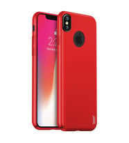 Buff iPhone X ile Uyumlu Slim Fit Kılıf Red (Kırmızı)