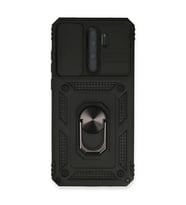Xiaomi Redmi Note 8 Pro Kılıf Pars Lens Yüzüklü Silikon - Siyah