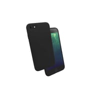 Apple iPhone 7 Uyumlu Kılıf Zore Silk Silikon (Siyah)