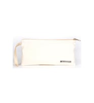 Rakerplus Krem 21x10 cm Fermuarlı Gabardin Kumaş Kalemlik