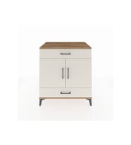 Kronos Şifonyer 2 Raflı 2 Çekmeceli 2 Kapaklı 88x59x96 Çam-Aytaşı