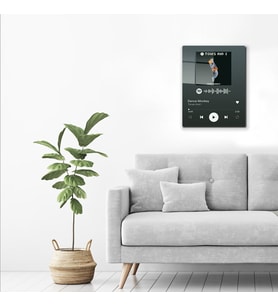 DECORITA Spotify Barkodlu Cam Tablo Tones & I - Dance Monkey 30cm x 40cm