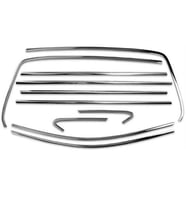Volkswagen Golf7-7,5 Krom Cam Çerçevesi