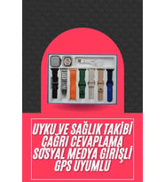 Akıllı Saat Unisex Akıllı Saat Çoklu Kordon Seçeneği Çelik Kordon Plastik Kordon