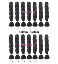X-Pression Afrika Örgüsü Ve Rasta Için Sentetik Saç 100gr-1