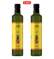 2 Adet Ananas Sirkesi Doğal Fermantasyon Detox Sirke 500 Ml
