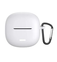 Microsonic Xiaomi Redmi Buds 6 Lite Kılıf Askılı Mat Silikon Beyaz (Beyaz)