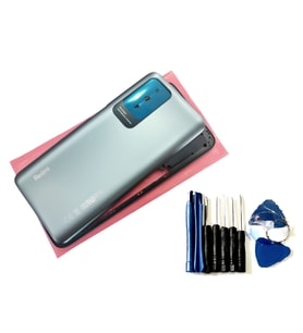 Xiaomi Redmi 10 KASA FULL Arka Pil Batarya Kapağı (TAMİR SETİ) SİYAH