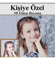 Kişiye Özel 5D Elmas Boyama Hobi Seti, 60x80cm Mozaik Kristal Puzzle Tablo