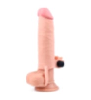 X-Tender 5 CM Dolgulu Güçlü Titreşimli Realistik Penis Kılıfı