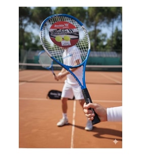 Yetişkin 27 İnç Tek Parça Üretim 1 adet Kort Maç Tenis Raketi + Deluxe Kort Tenis Çantası