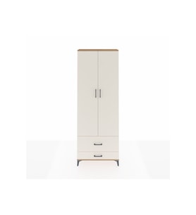 Arges Dolap 4 Raflı 2 Çekmeceli 2 Kapaklı 88x30x243 Çam-Aytaşı