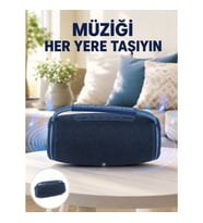 Mey İthalat® IPX5 Su Geçirmez Taşınabilir Bluetooth Hoparlör Renkli Işıklı Yeni Nesil