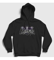 Presmono Unisex Siyah Crimson Ghost The Misfits Kapüşonlu Sweatshirt 174743tt