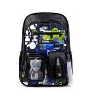 CHIMOLA TOY NEW WORLD SIRT ÇANTASI 17" SİYAH (U)