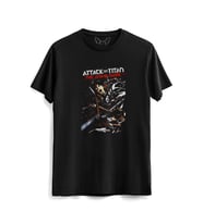 Attack On Tıtan  Siyah Tshirt