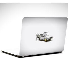 Geleceğe Dönüş Laptop Sticker 13 İnch (34X24CM)