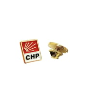CHP ''Cumhuriyet Halk Partisi'' YAKA ROZETİ (Çok Renkli)