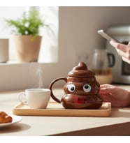 Poo Temalı Kupa Bardak