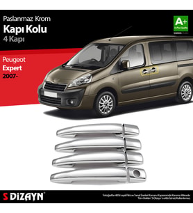 Peugeot Expert Krom Kapı Kolu 4 Kapı 2007-2016