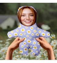 Motto Gift Kişiye Özel Fotoğraflı Lila Papatyam Peluş Oyuncak 531032