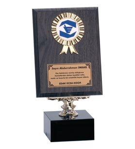 ODAK KUPA - Ahşap Plaketler - PL-006 B - 15x20 cm
