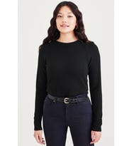Yuvarlak Yaka Kazak Black