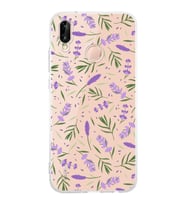 PrintiFy Huawei P20 Lite ile Uyumlu Water Color 3  Kamera Korumalı Şeffaf  Kılıf