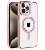 iPhone 14 Pro Max Kılıf Kronos Magsafe Kapak - Rose