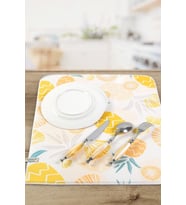 Baskılı Bulaşık Kurutma Matı 42x52 Cm Kurulama Bezi Örtüsü Mf-071