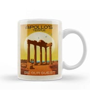 Apollon Tapınağı Kupa Bardak Porselen