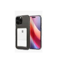 iPhone 16 Pro Kılıf Kart Şeffaf Silikon - Şeffaf