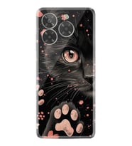 General Mobile Era 50 Kılıf Boutique Baskılı Resimli Kara Kedi Pcode -085