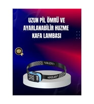 Süper Parlak LED Kafa Feneri 3 Renk 53 Mod Type C Şarjlı
